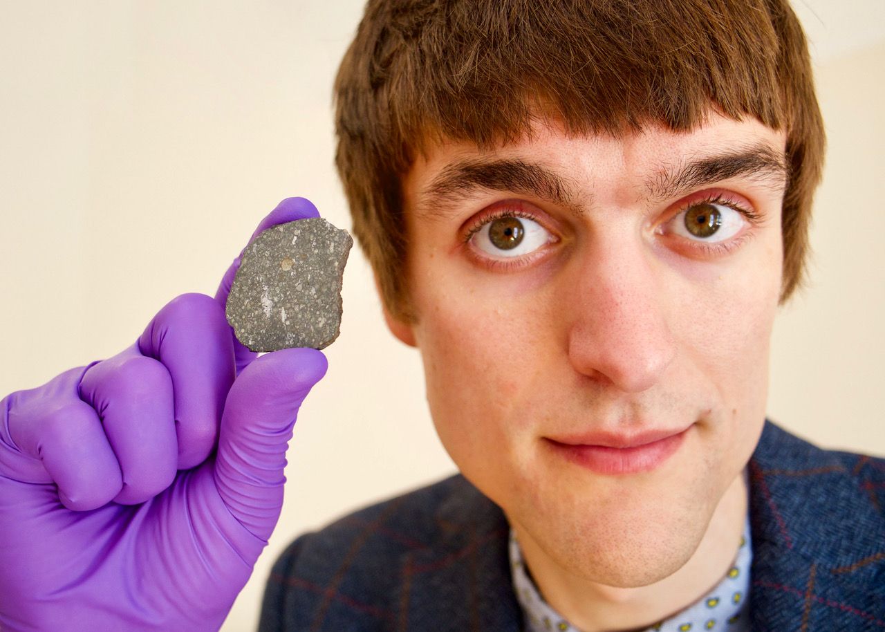 Combines his love for rocks with his love for space in the form of meteorites: Tim Gregory