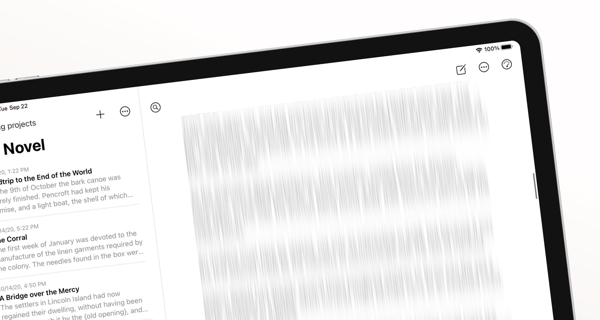 Ulysses 22 Quick Tip: Always Continue Where You Left Off