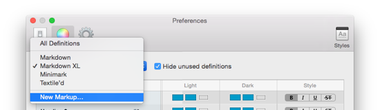 Adjust Ulysses' Markup to Your Needs