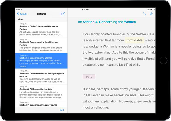Ulysses! For iPad!